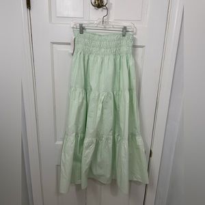 Fore Collection Mint Maxi Skirt